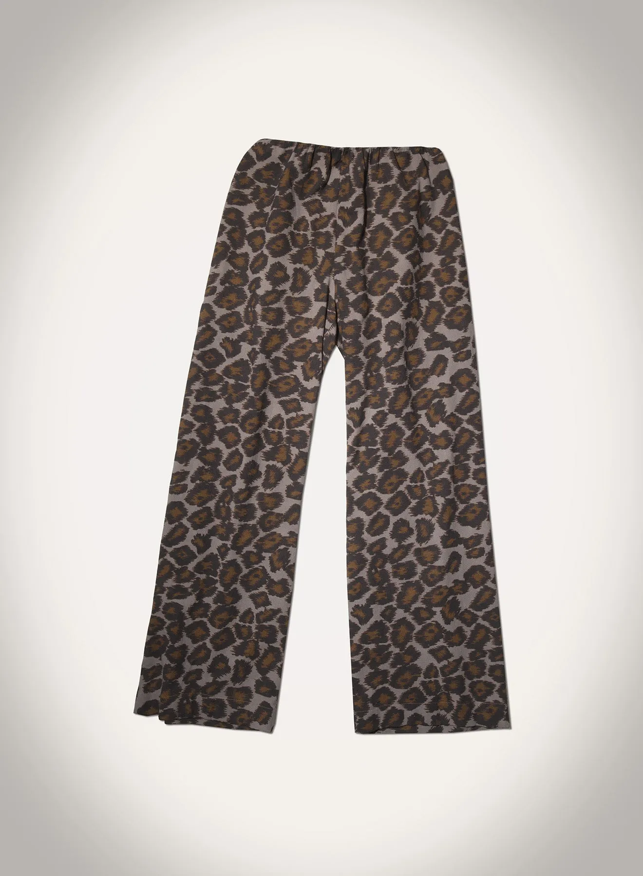 Brenda - Printed Cotton Voile Pants - Crayon Ocelot sold by Nanushka