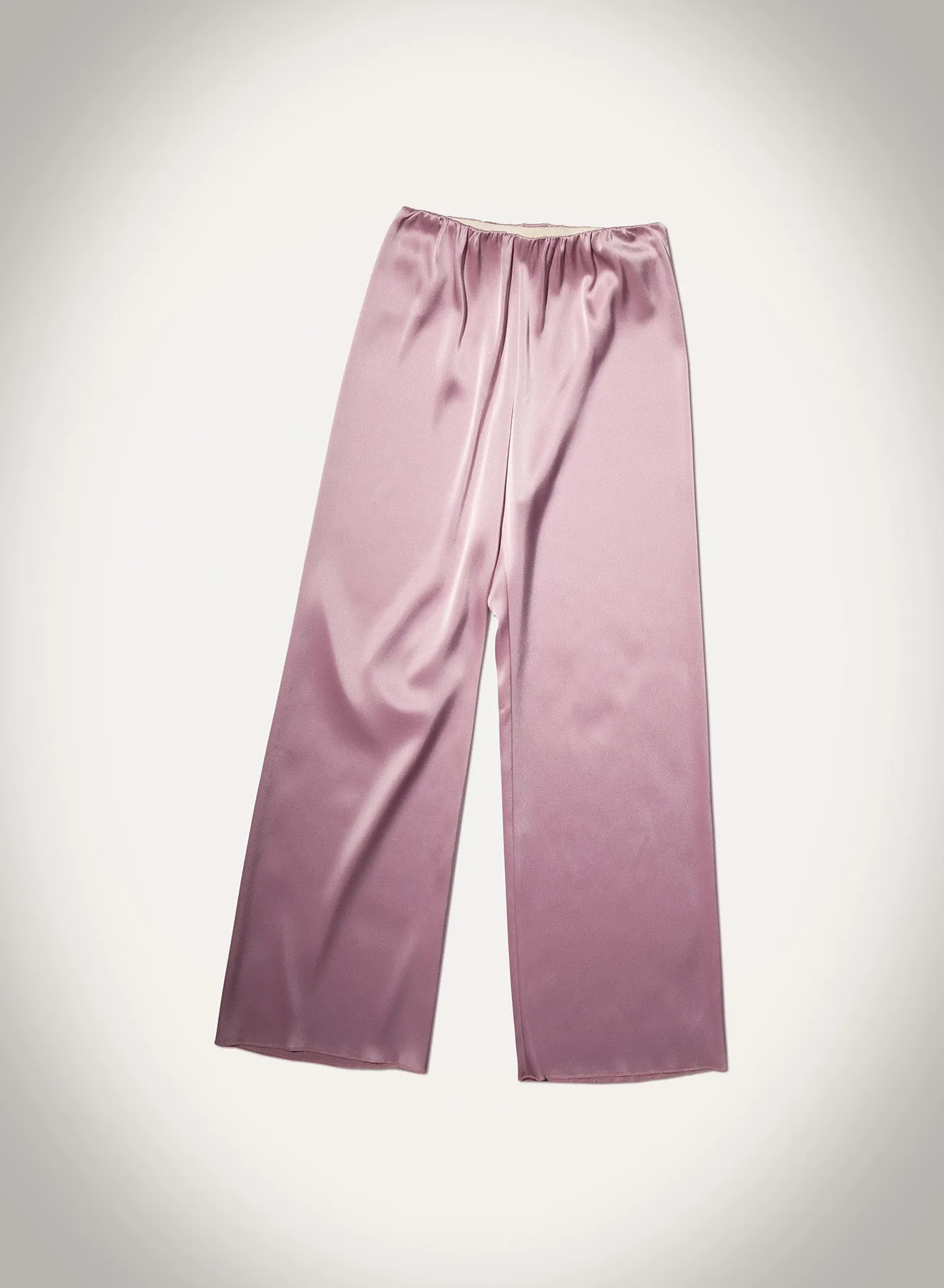 Brenda - Slip Satin Pants - Dusty Pink sold by Nanushka