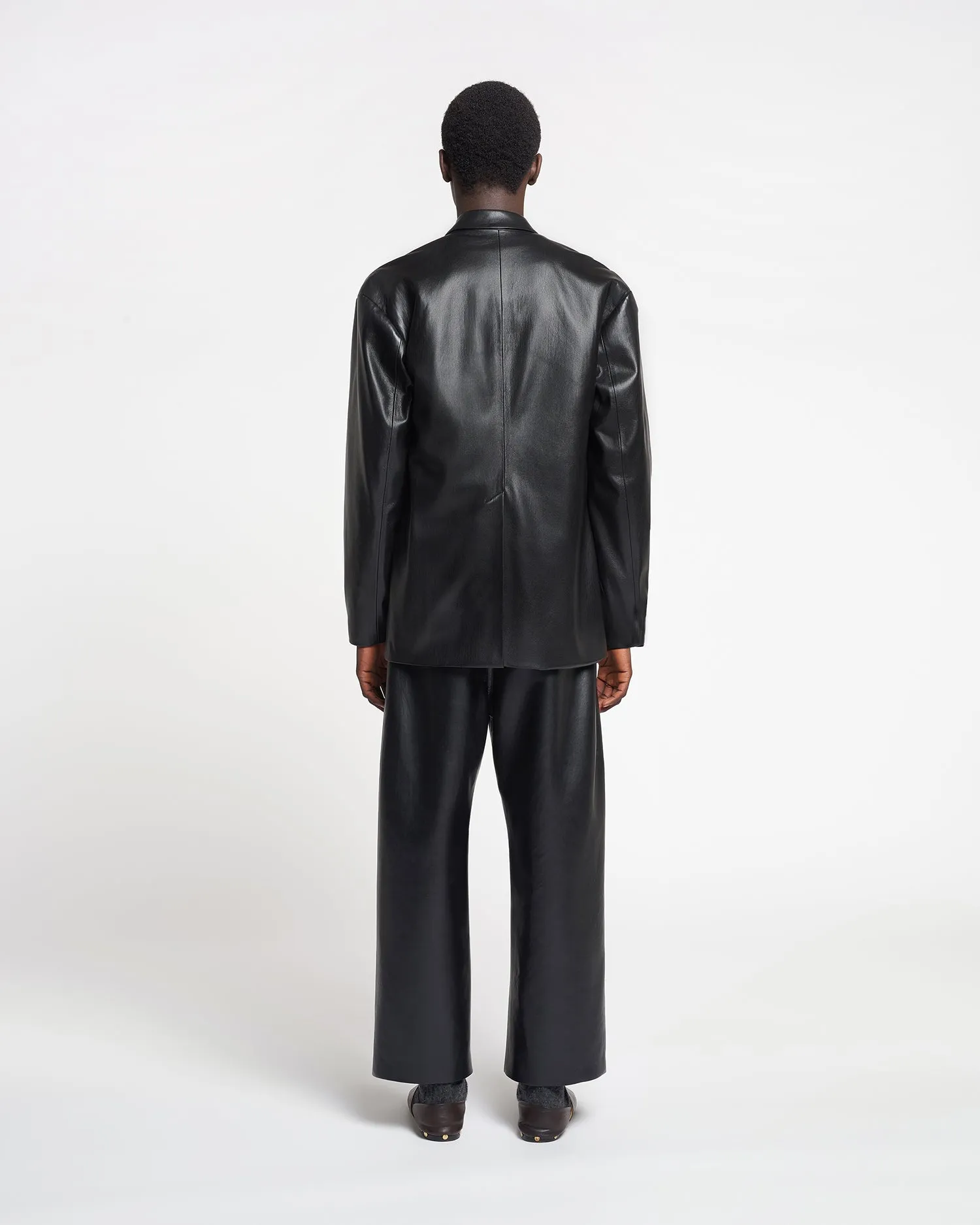 Sanco - Okobor™ Alt-Leather Jacket - Black sold by Nanushka product image thumbnail 4