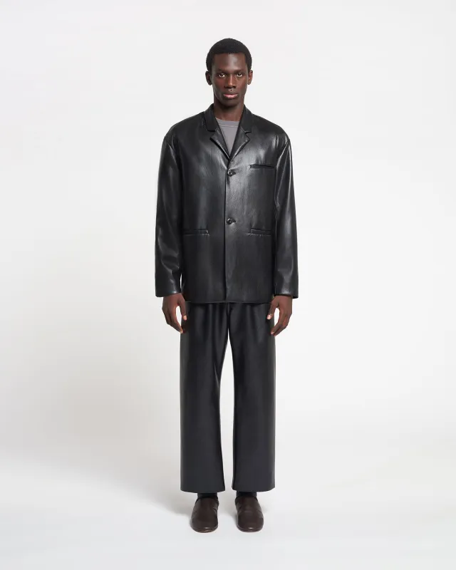 Sanco - Okobor™ Alt-Leather Jacket - Black sold by Nanushka