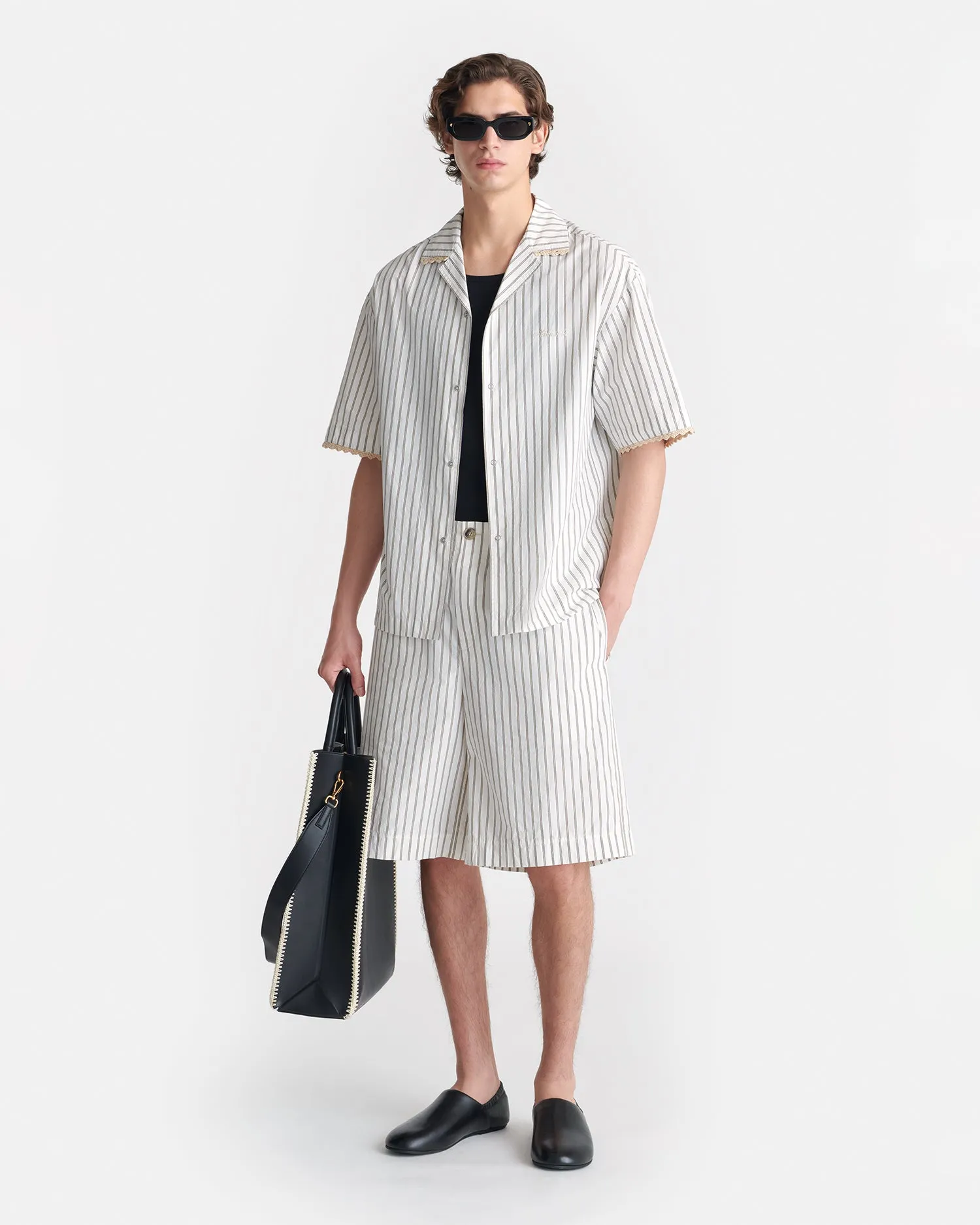 Maxton - Shirt - Creme sold by Nanushka product image thumbnail 3
