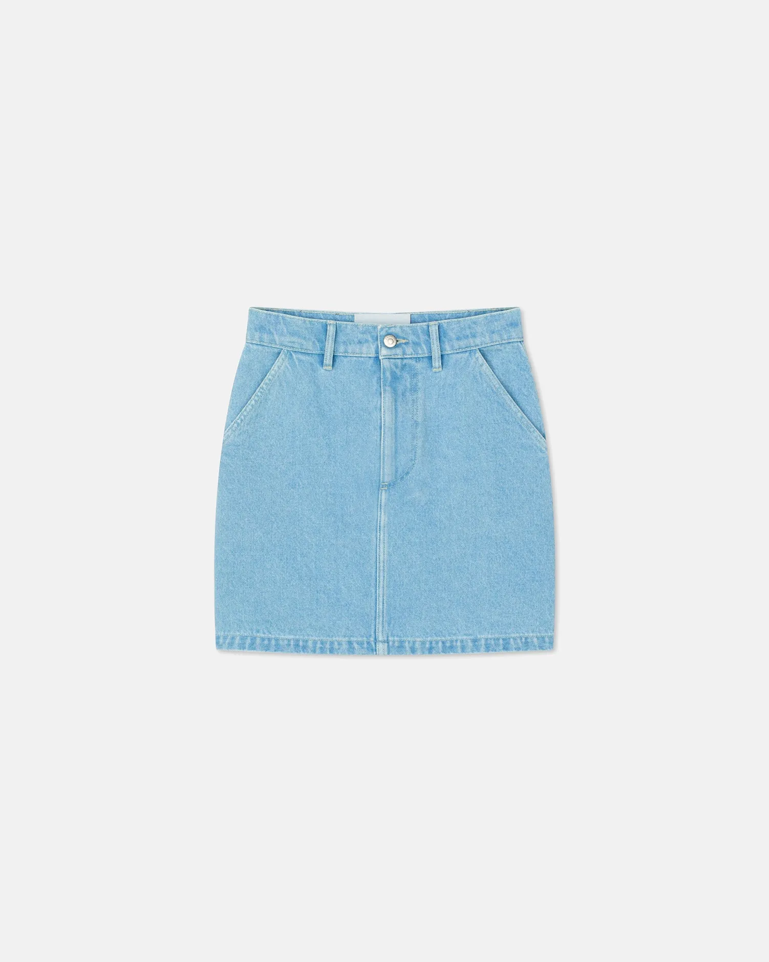 Zazou - Sale Denim Mini Skirt - Sun Bleach sold by Nanushka product image thumbnail 4