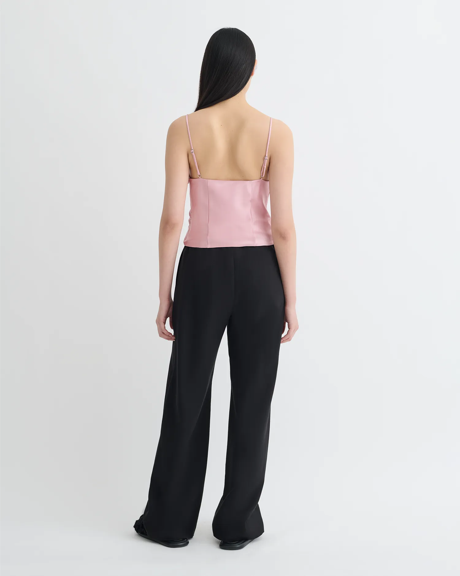 Rheia - Slip Satin Top - Pink sold by Nanushka product image thumbnail 3