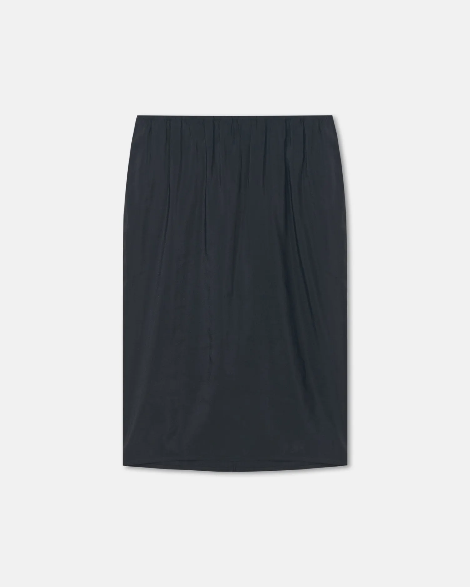 Kaiya - Glass Poplin Skirt - Black sold by Nanushka