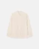 Aphea - Laser Cut Heavy Poplin Shirt - Creme sold by Nanushka