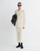 Aphea - Laser Cut Heavy Poplin Shirt - Creme sold by Nanushka