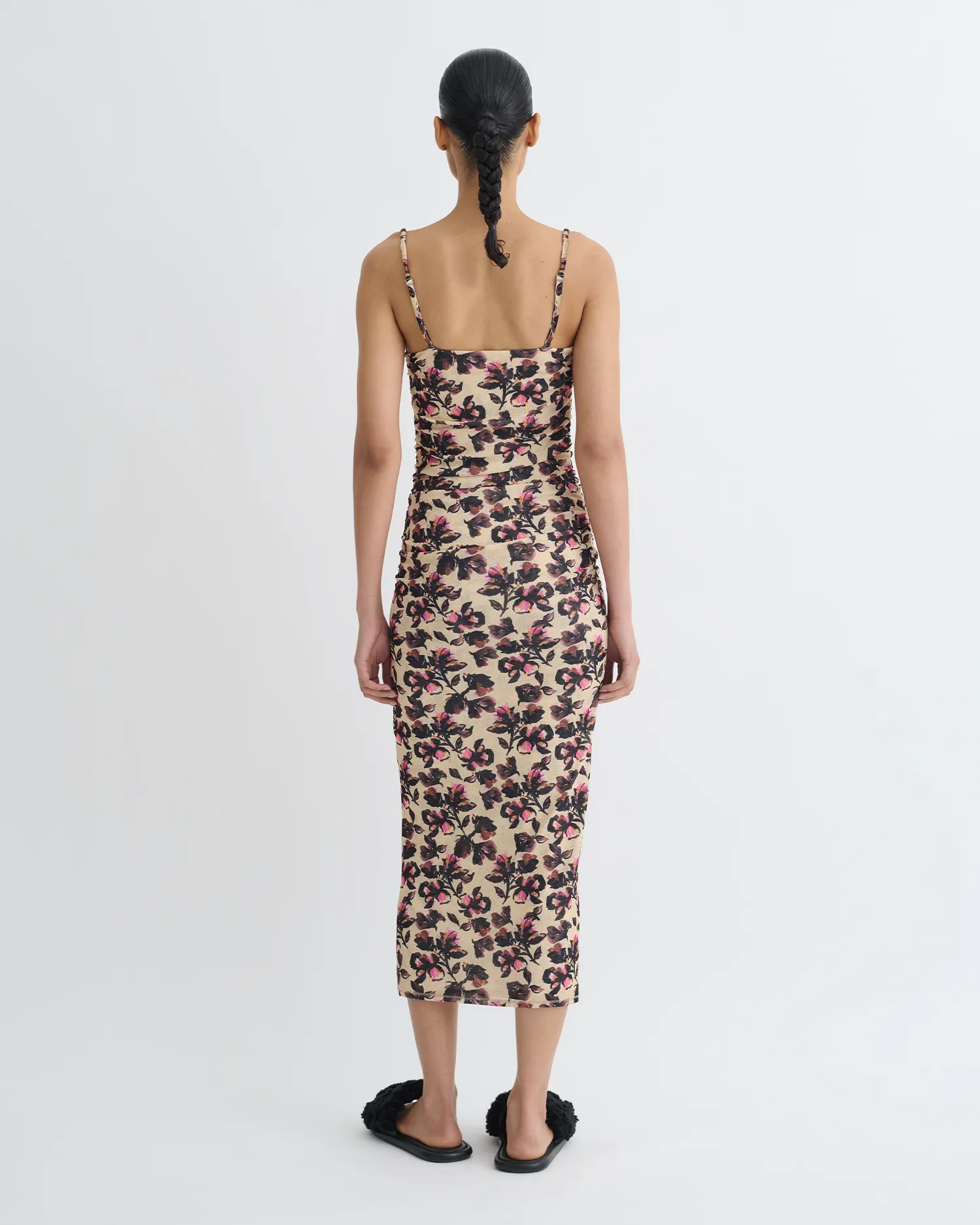 Alexa - Printed Mesh Jersey Midi Dress - Tapestry Floral sold by Nanushka product image thumbnail 2