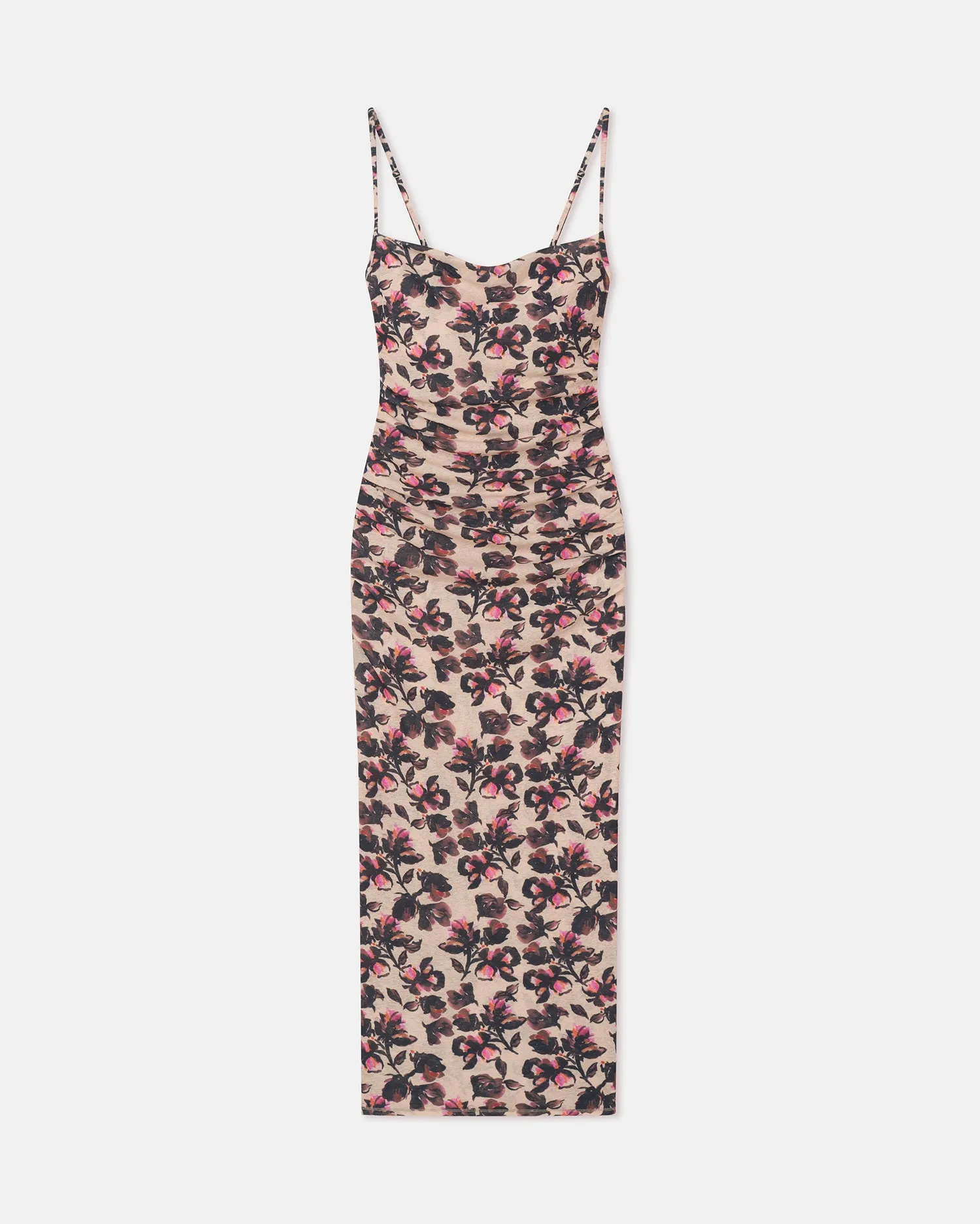 Alexa - Printed Mesh Jersey Midi Dress - Tapestry Floral sold by Nanushka product image thumbnail 3