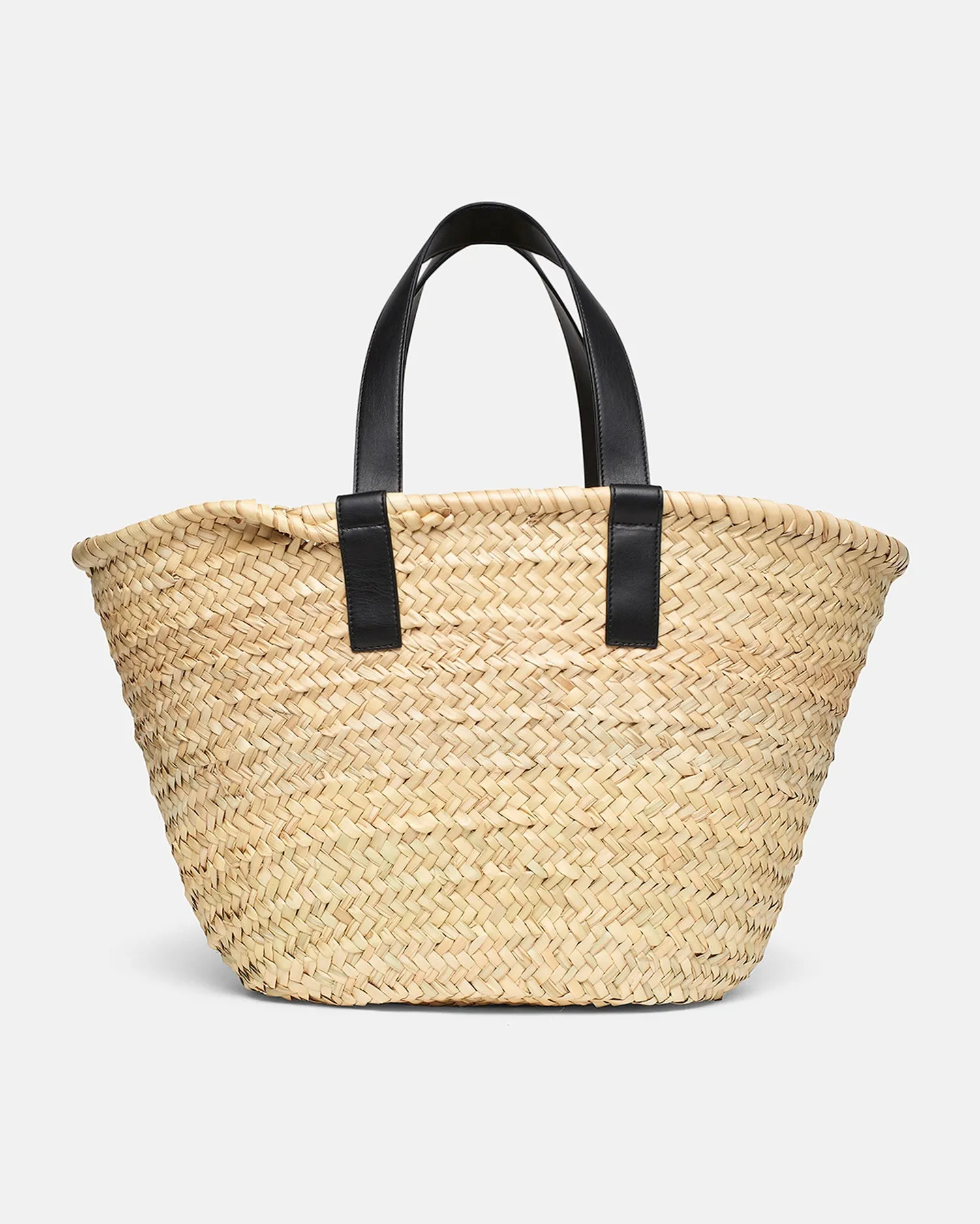The Beach Bag - Raffia Tote - NaturalBlackBlack sold by Nanushka product image thumbnail 3