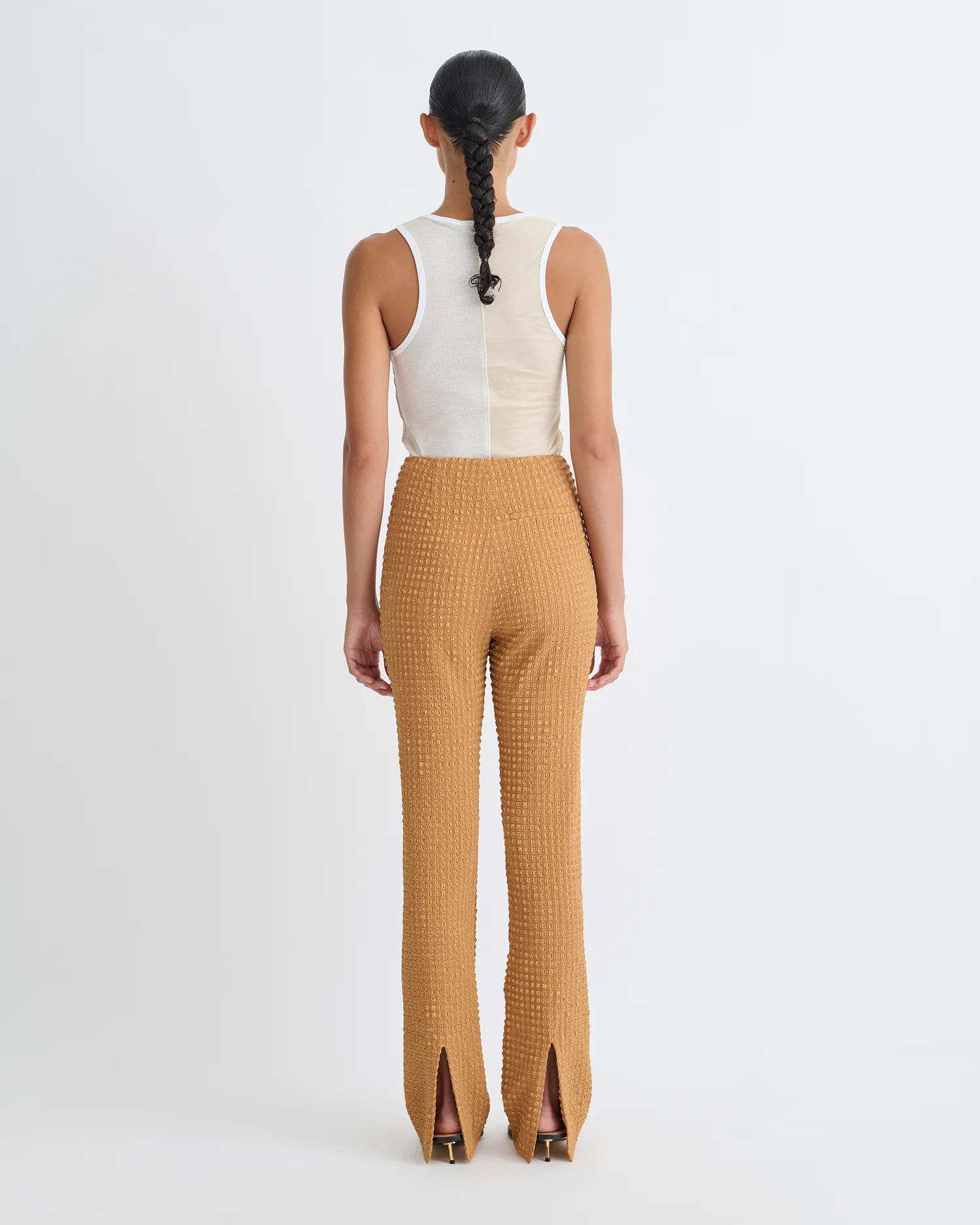 Macha - Color Blocked Tank Top - White/Eggshell sold by Nanushka product image thumbnail 4