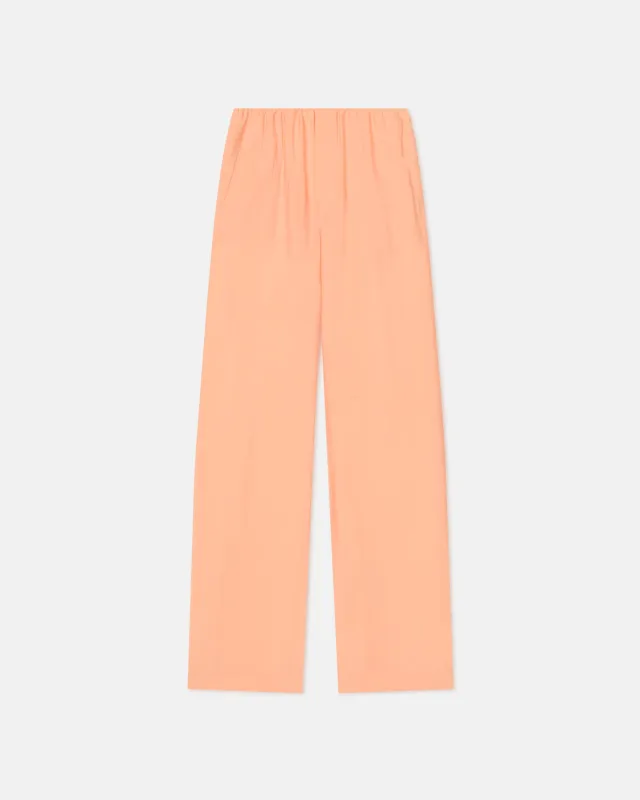Arvenn - Crepe Organza Pants - Apricot sold by Nanushka
