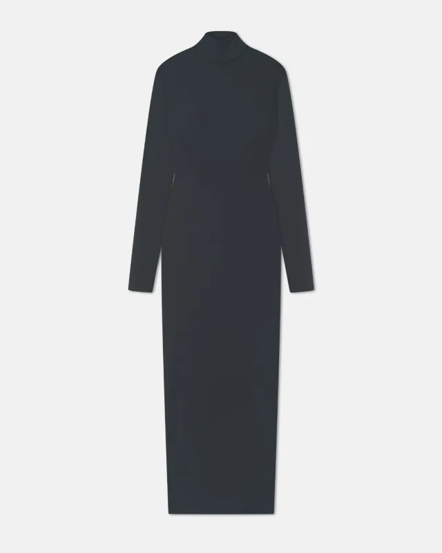 Glinda - Elastic Jersey Dress - Dusty Blue sold by Nanushka