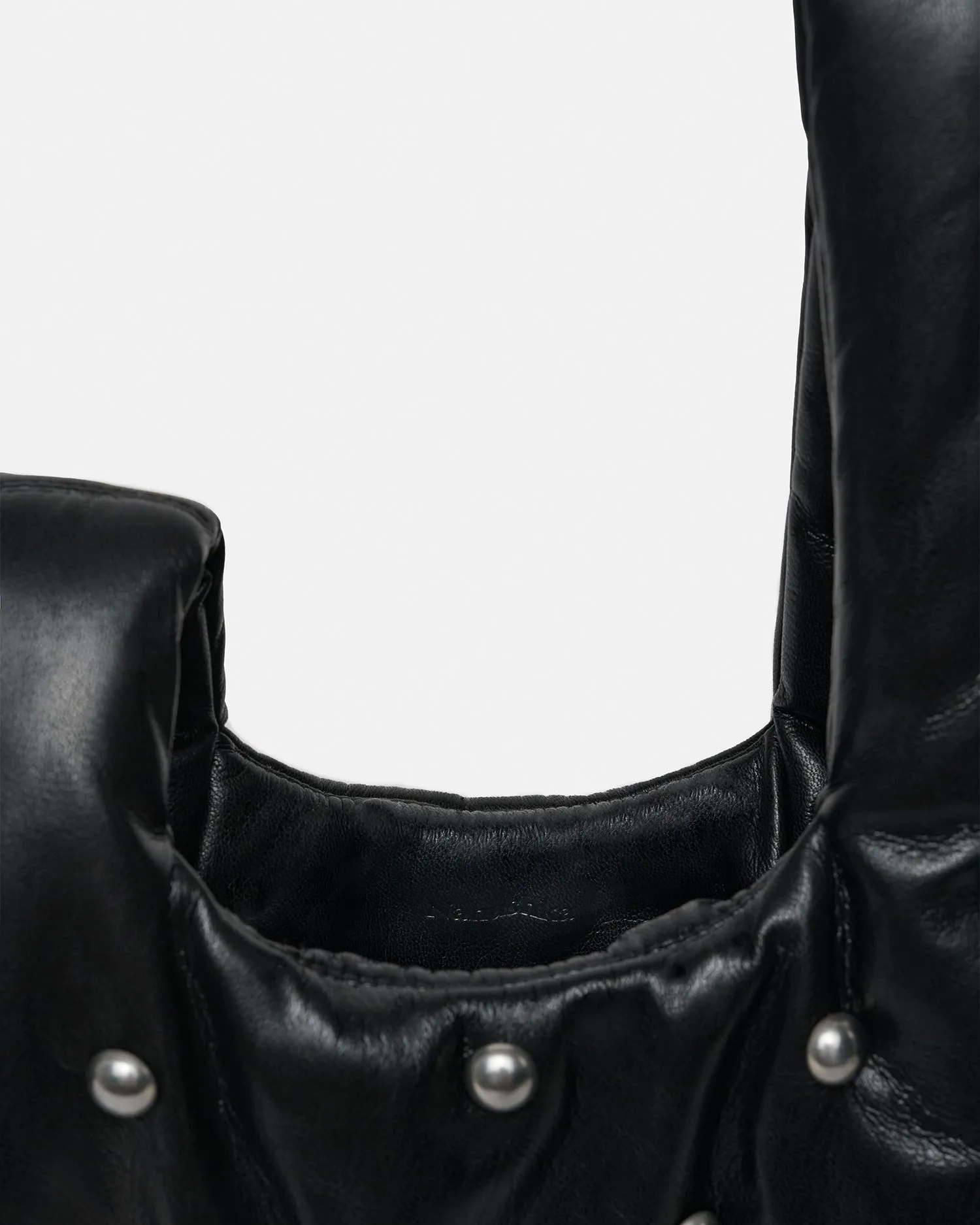 Jen Mini - Okobor/Studs Evening Bag - Black/Silver sold by Nanushka product image thumbnail 3