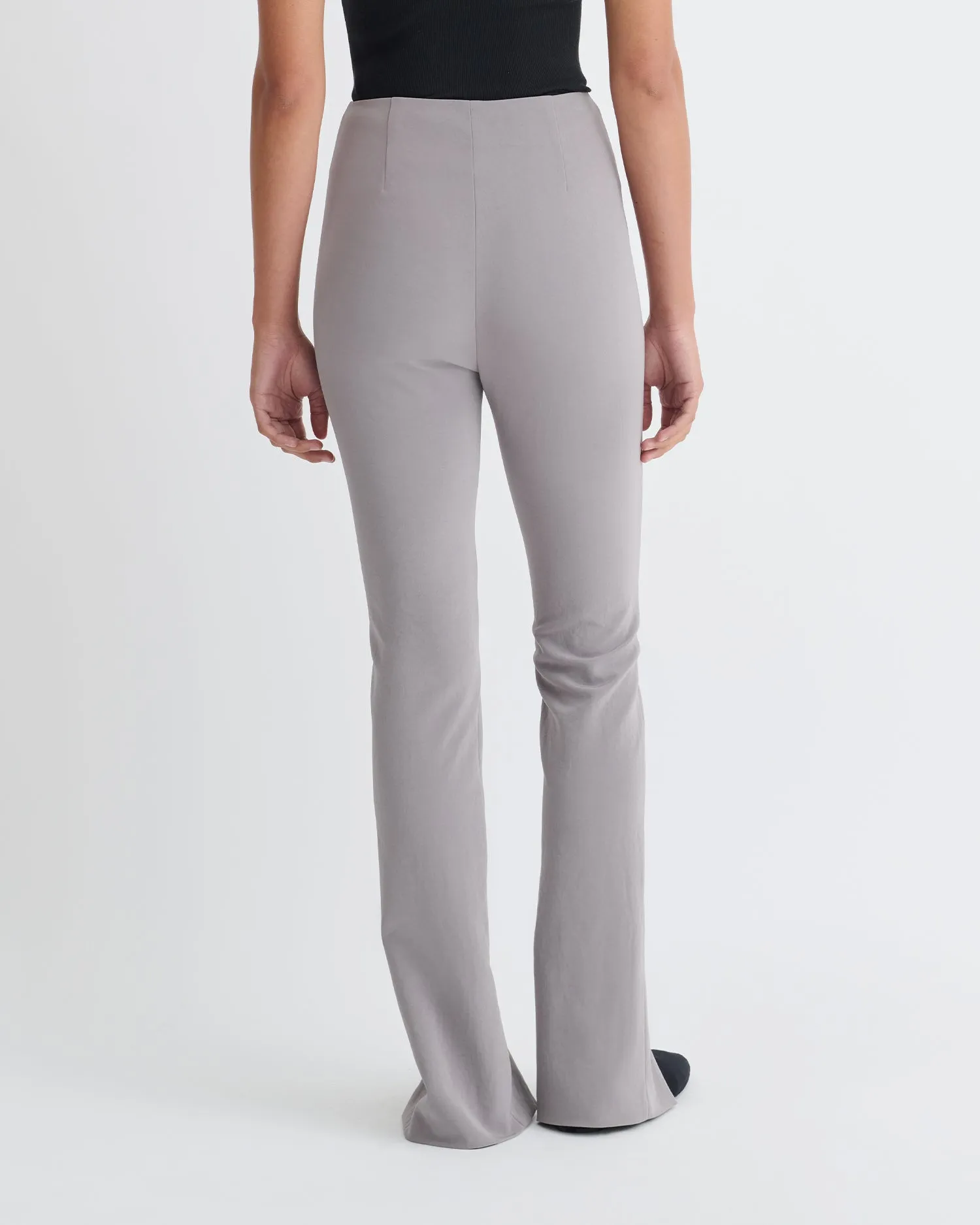 Luana - Front slit pants - Grey sold by Nanushka product image thumbnail 4