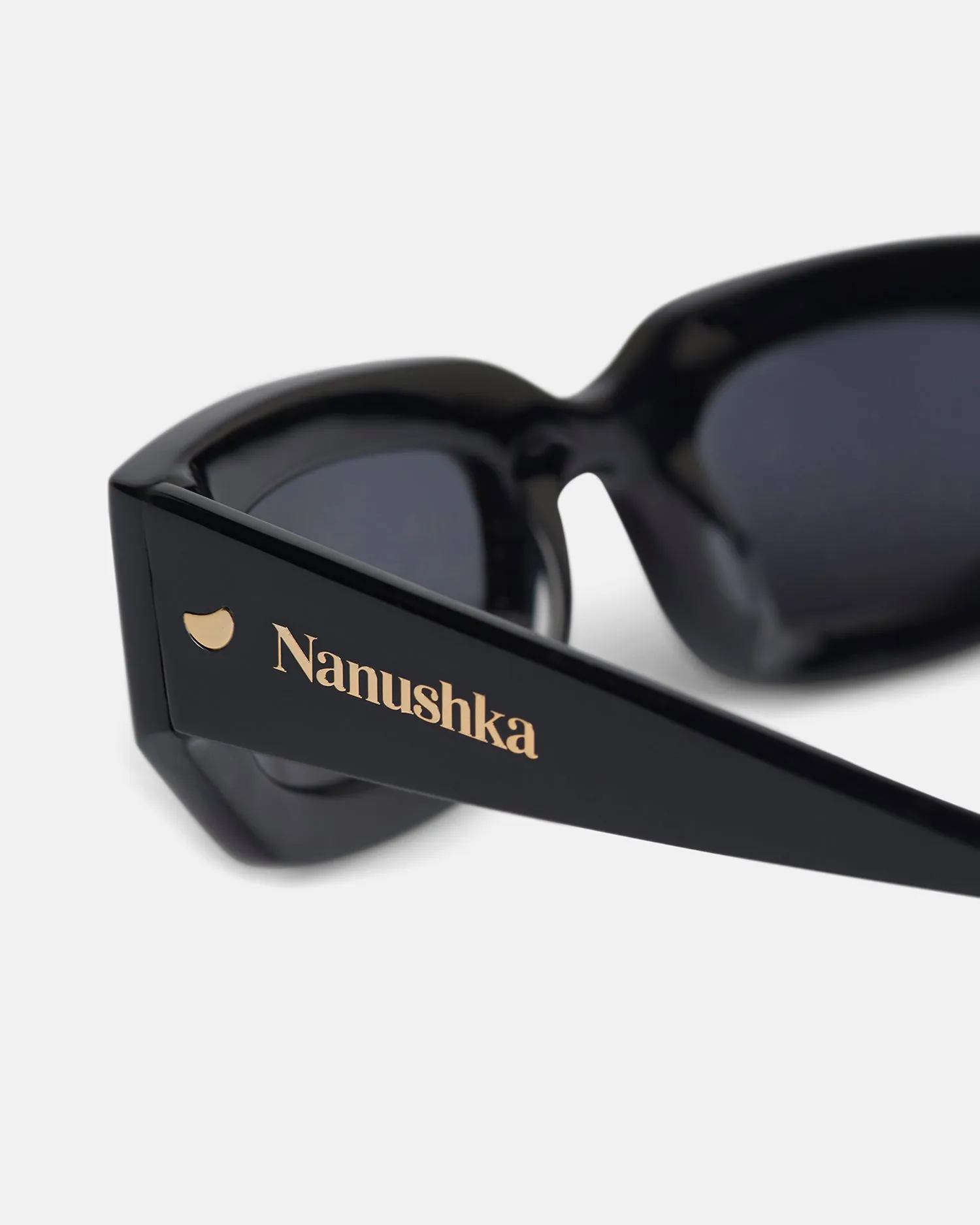 Kadee - Bio-Plastic D-Frame Sunglasses - Black sold by Nanushka product image thumbnail 3