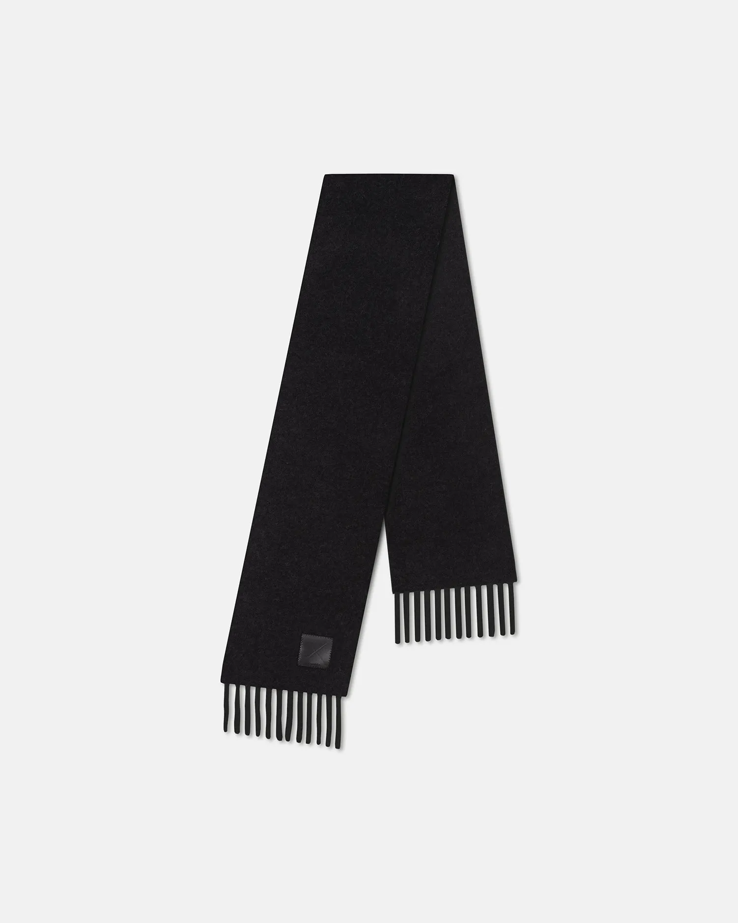 Fluff - Narrow Fringe Scarf - Black sold by Nanushka product image thumbnail 3