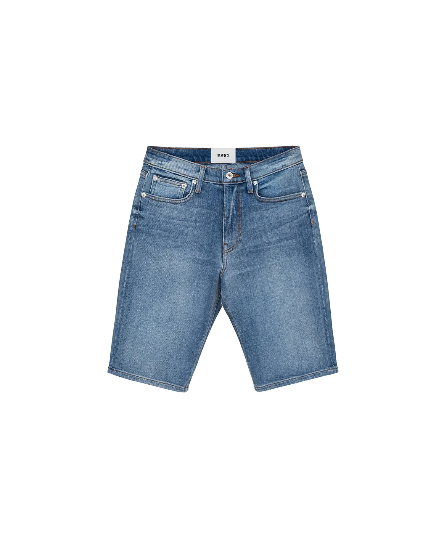 Kiki - Stretch Denim Biker - Blue Wash sold by Nanushka product image thumbnail 2