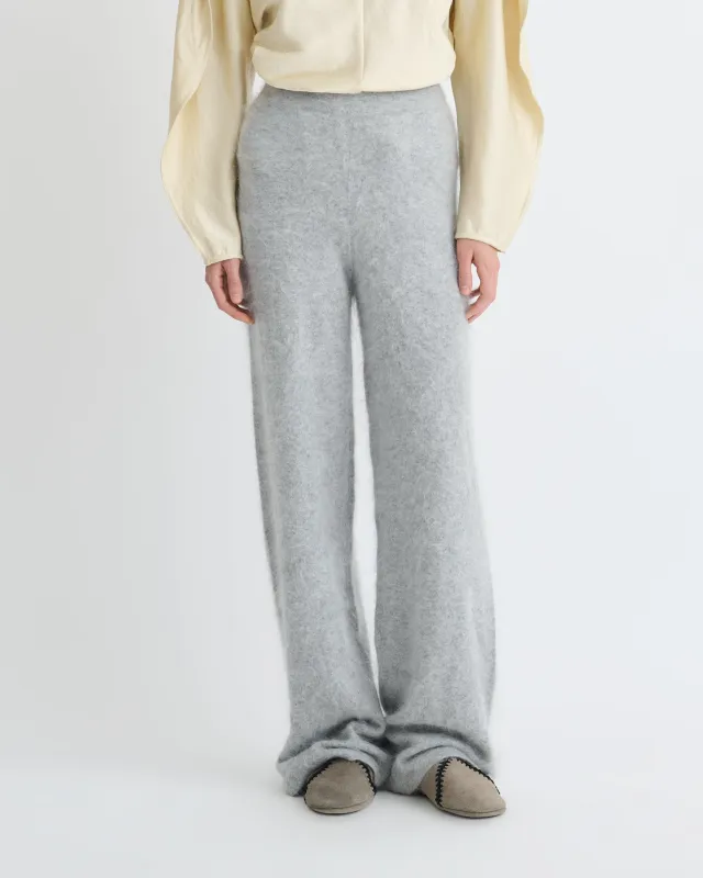 Ewerly - Brushed Cashmere Pants - Grey sold by Nanushka