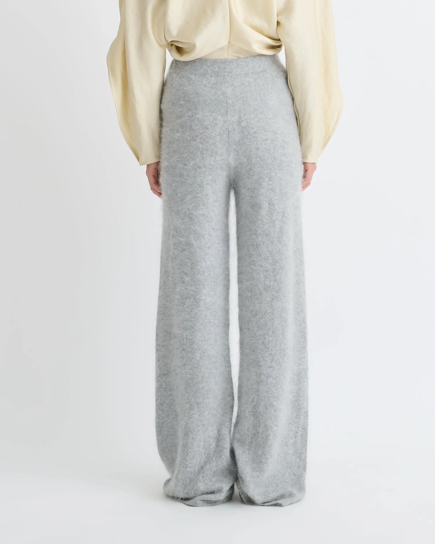 Ewerly - Brushed Cashmere Pants - Grey sold by Nanushka product image thumbnail 5