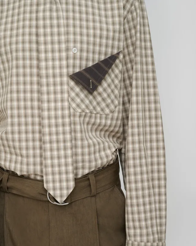 Saturnio - Shirt - Creme made by Nanushka
