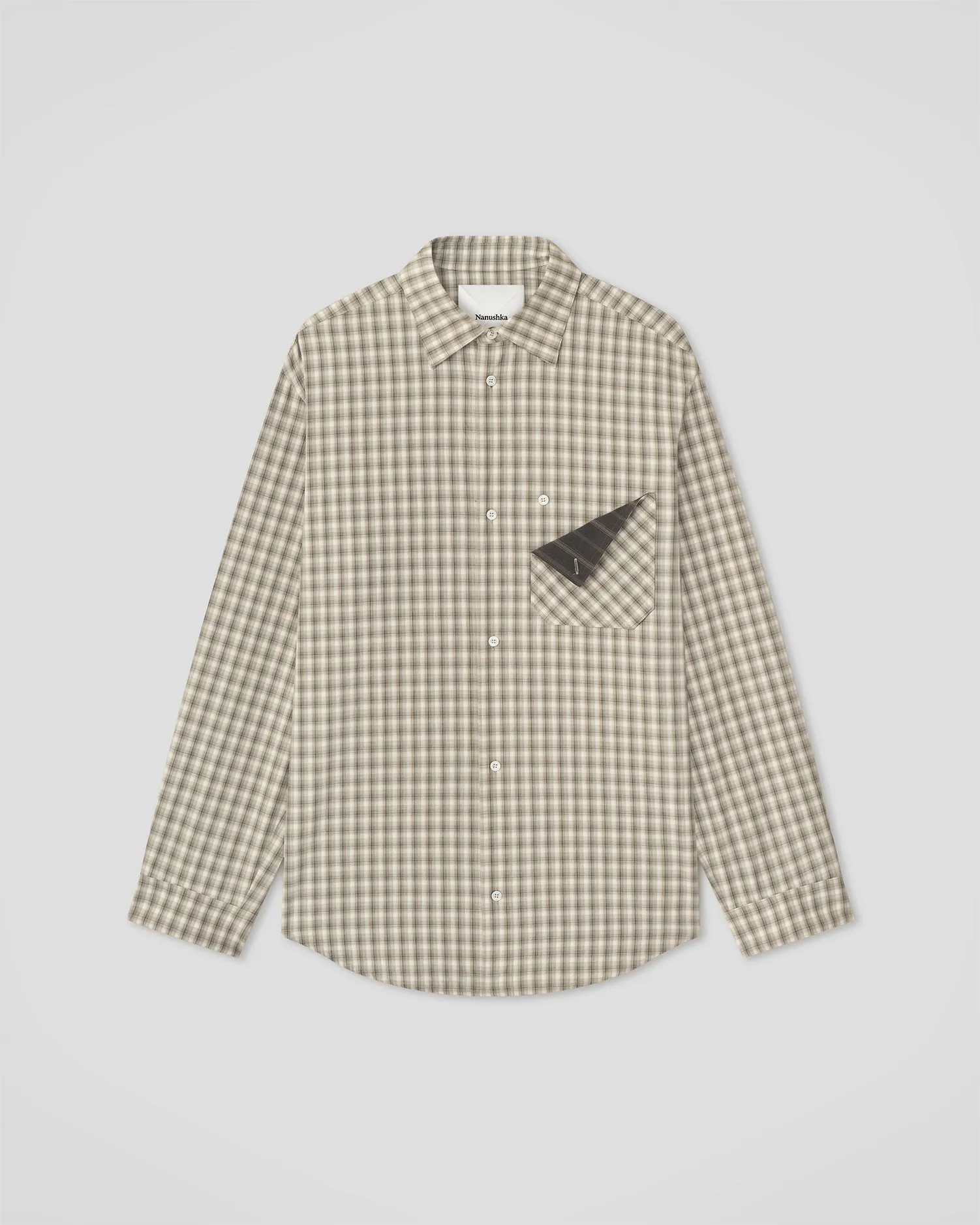 Saturnio - Shirt - Creme sold by Nanushka product image thumbnail 5