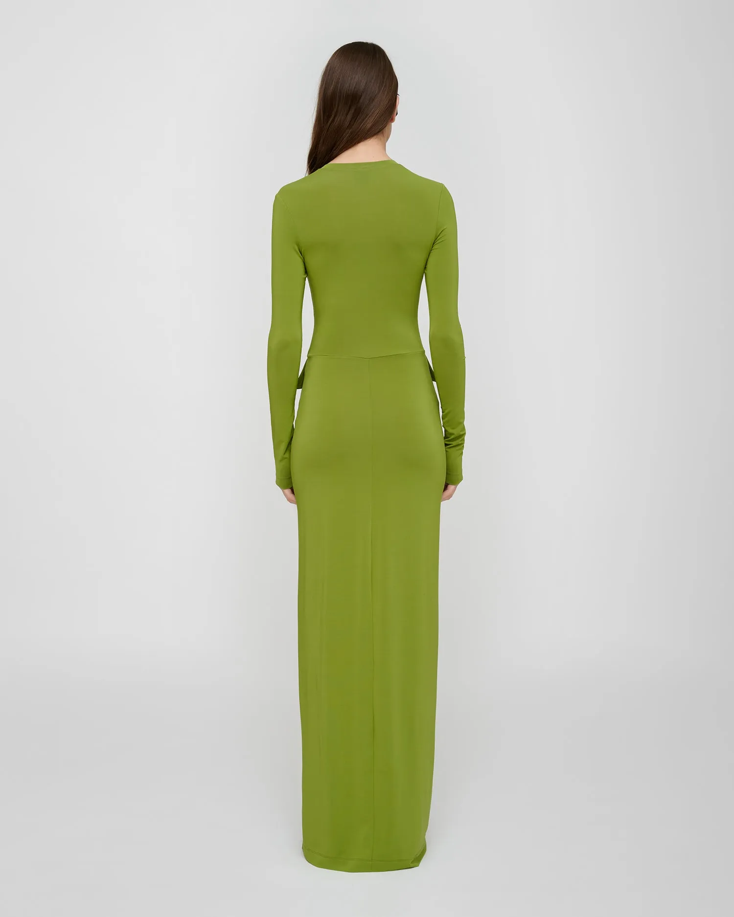 Shada - Fluid Jersey Dress - Green sold by Nanushka product image thumbnail 2