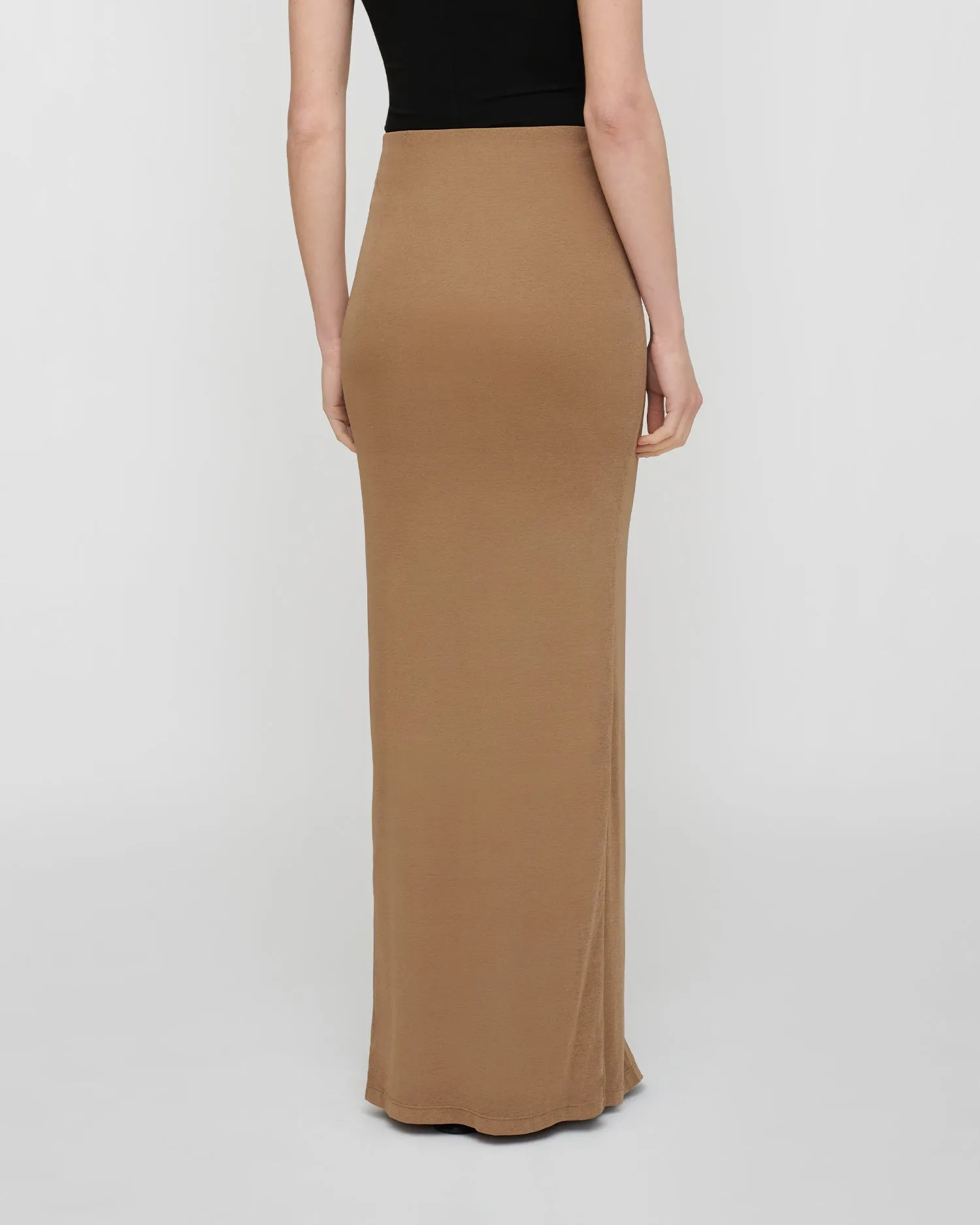 Mahika - Mesh Jersey Skirt - Light Mocha sold by Nanushka product image thumbnail 2