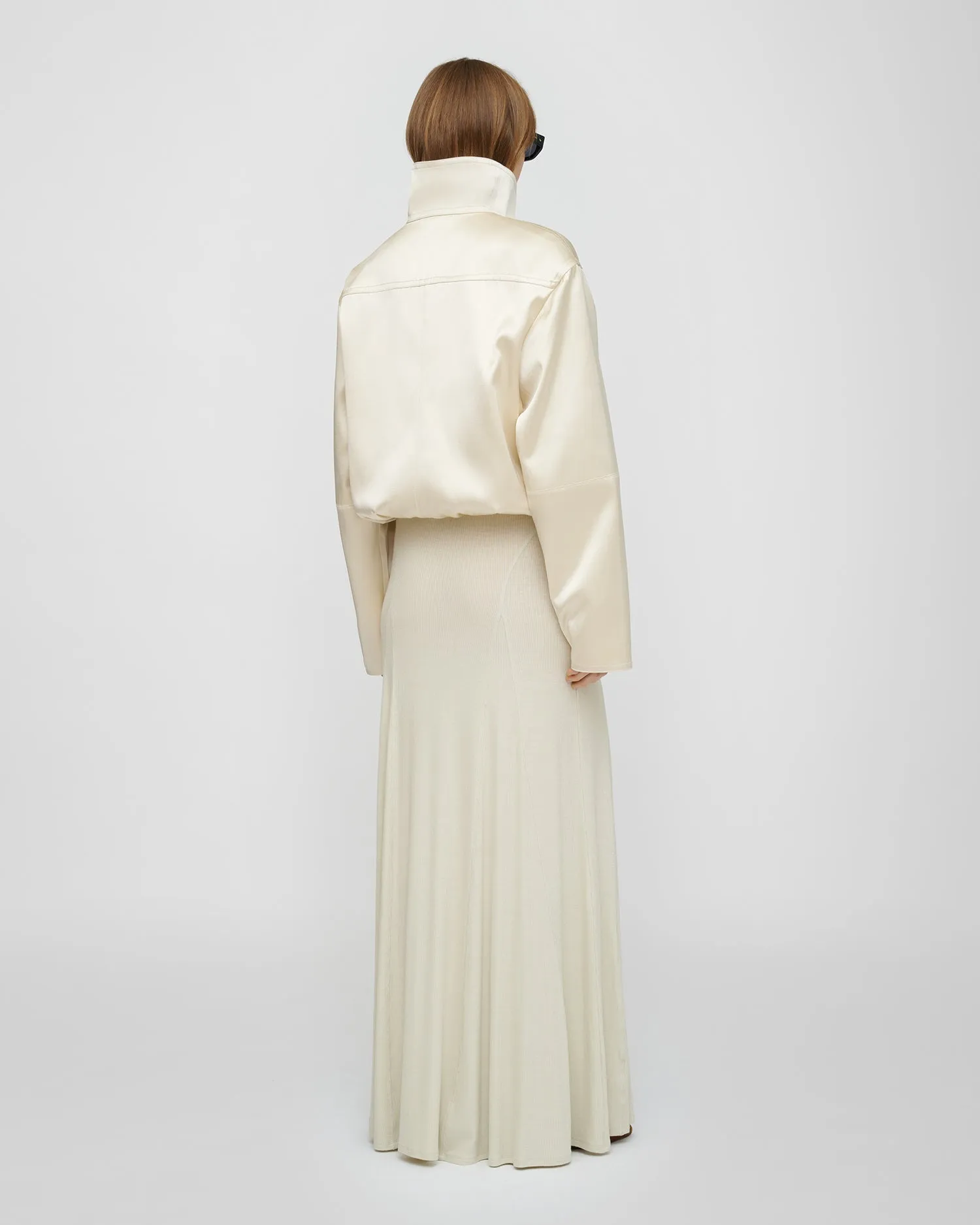 Alonza - Duchess Viscose Jacket - Creme sold by Nanushka product image thumbnail 5