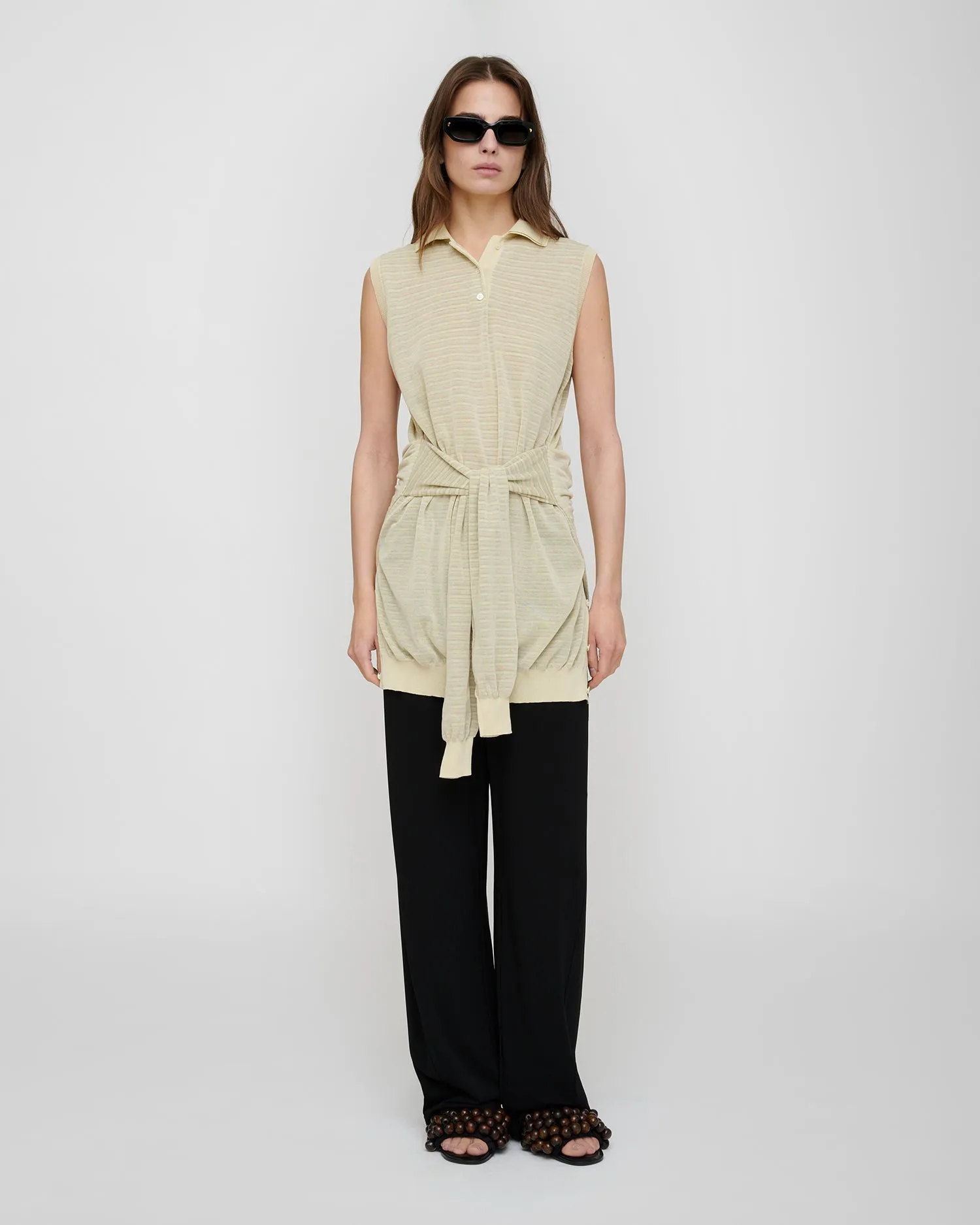 Nila - Superfine Cotton Dress - Multicolor Stripe sold by Nanushka product image thumbnail 3