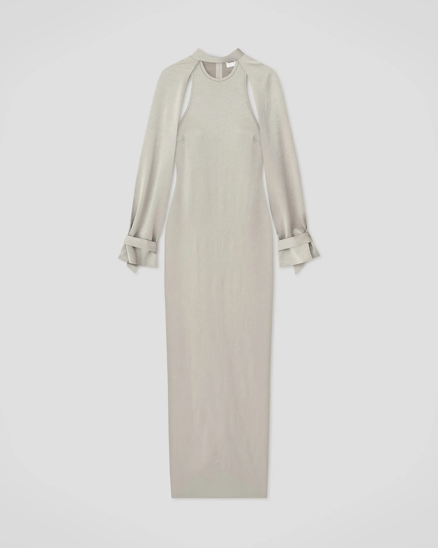 Himani - Crisp Satin Dress - Silver sold by Nanushka product image thumbnail 5