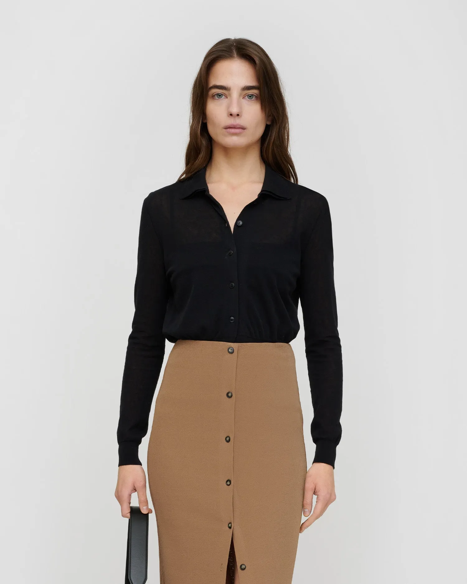 Prema - Cardigan - Black sold by Nanushka product image thumbnail 3