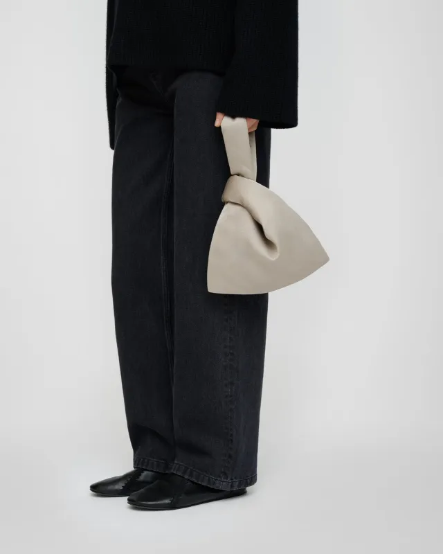 Jen Mini - Crisp Satin Bag - Silver sold by Nanushka