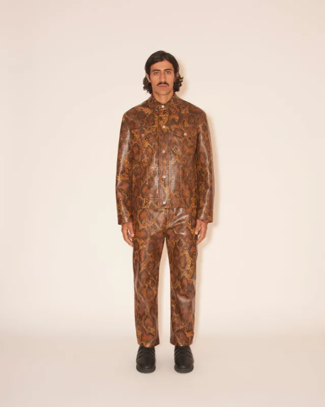 Boyce - Sale Patch Pocket Jacket - Snake Skin sold by Nanushka