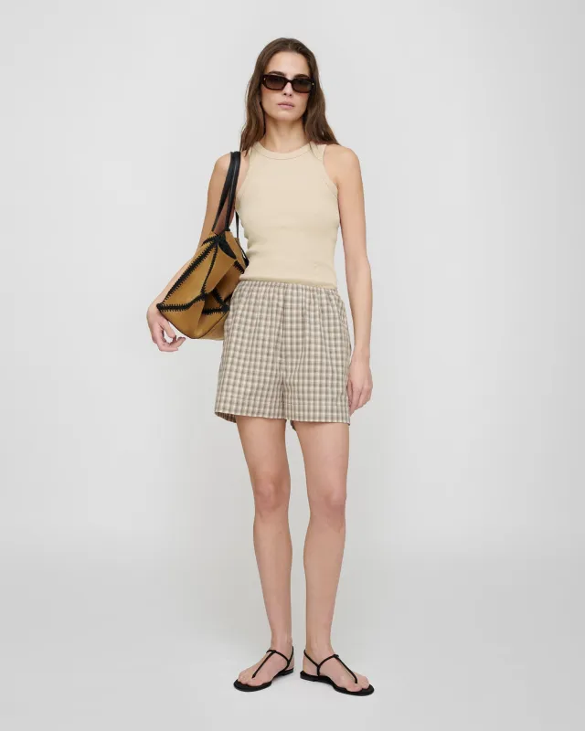 Herve - Rib Jersey Tank Top - Creme made by Nanushka