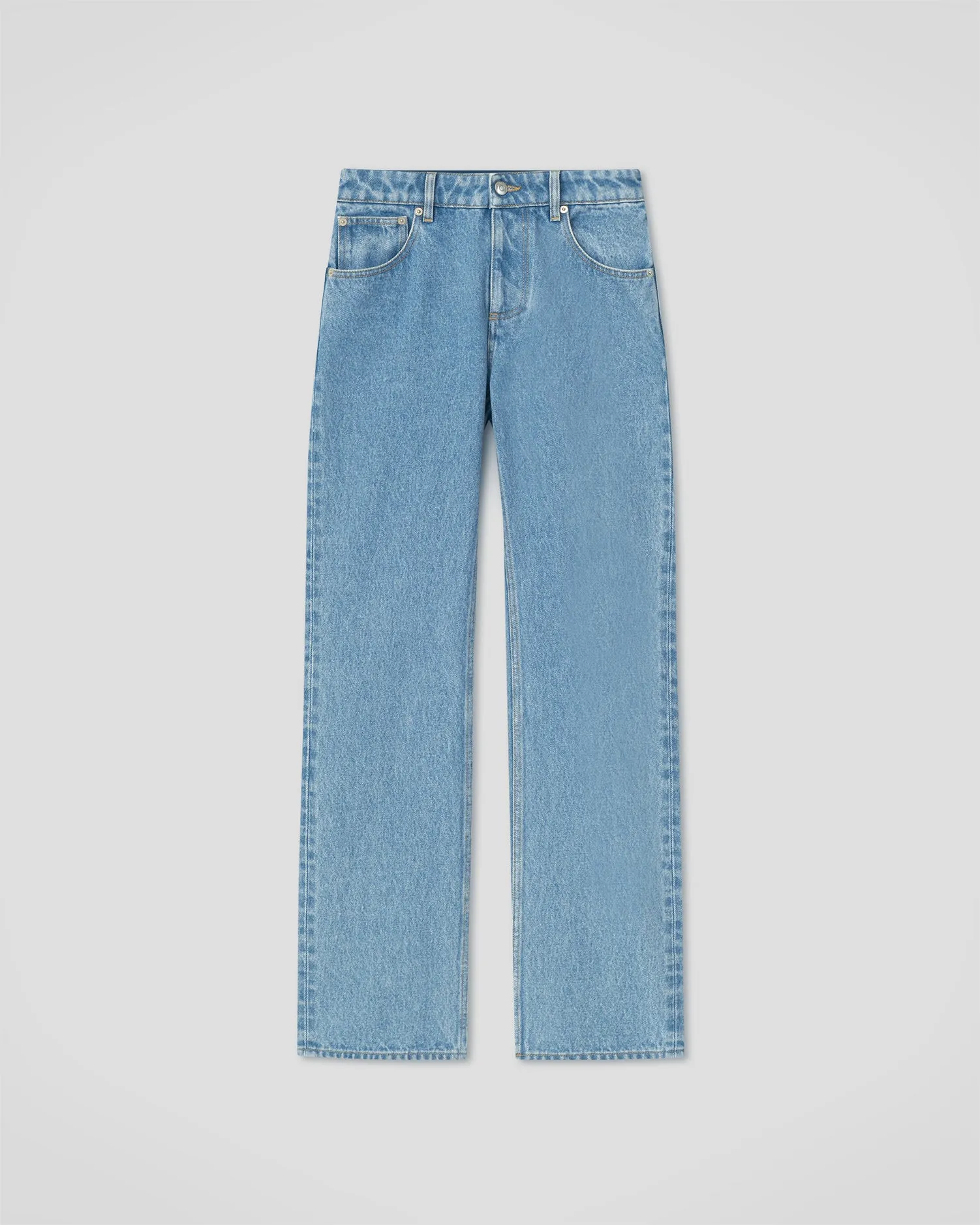 Gwen - Denim Jeans - Mid Blue sold by Nanushka product image thumbnail 4