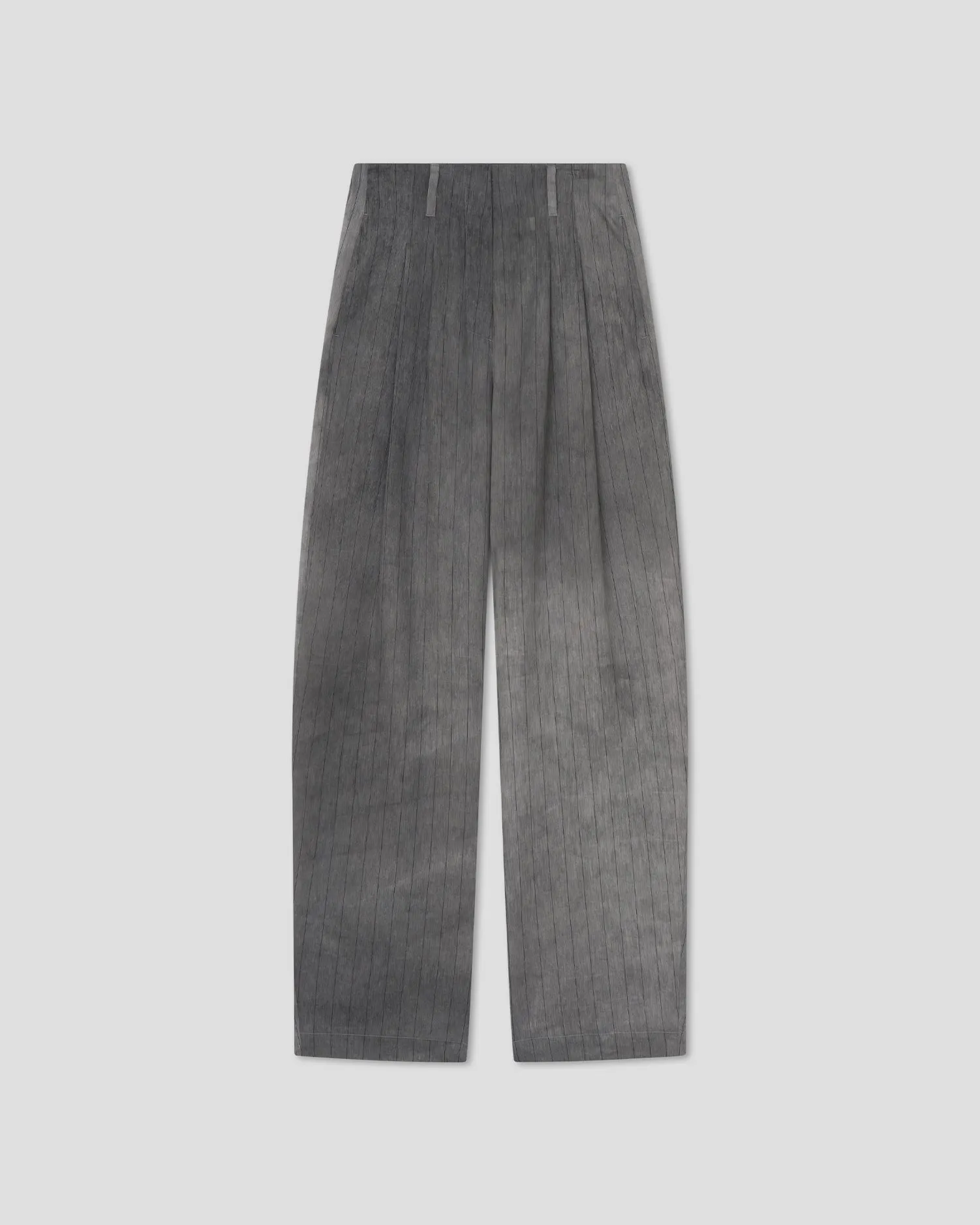 Hettie - Barrel leg pants - Grey sold by Nanushka