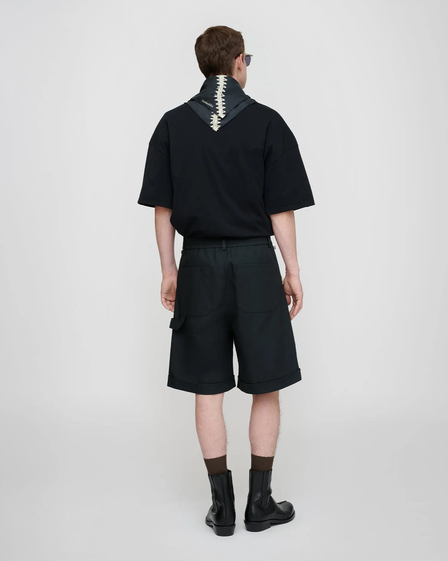 Beltran - Bermuda shorts - Anthracite sold by Nanushka product image thumbnail 2