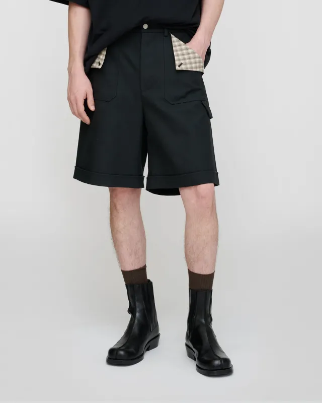 Beltran - Bermuda shorts - Anthracite made by Nanushka