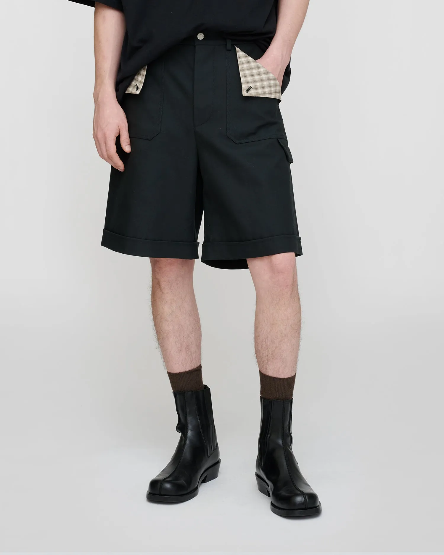 Beltran - Bermuda shorts - Anthracite sold by Nanushka