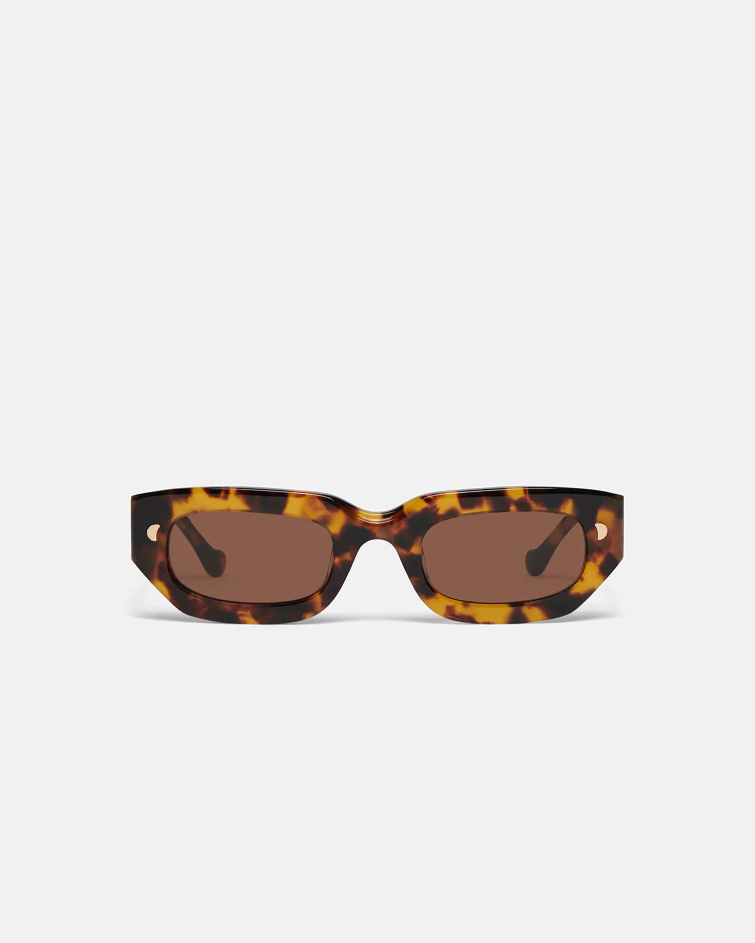 Kadee - Bio-Plastic D-Frame Sunglasses - Dark Amber sold by Nanushka