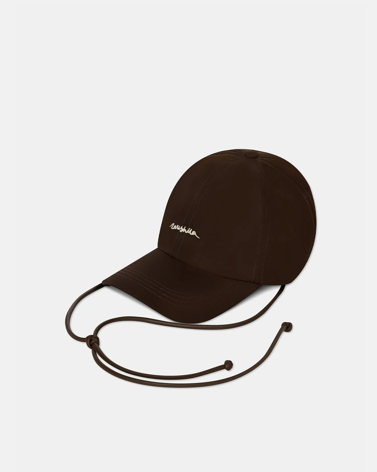 Darnis - Sale Logo-Embroidered Cap - Brown Econyl sold by Nanushka