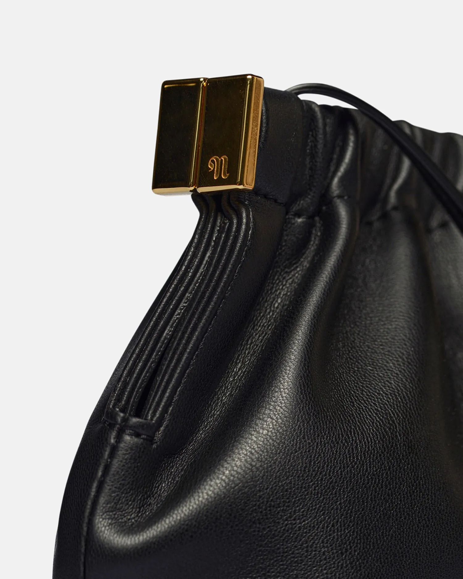 The Bar Clutch Mini - Alt-Nappa Mini Clutch - Black sold by Nanushka product image thumbnail 2