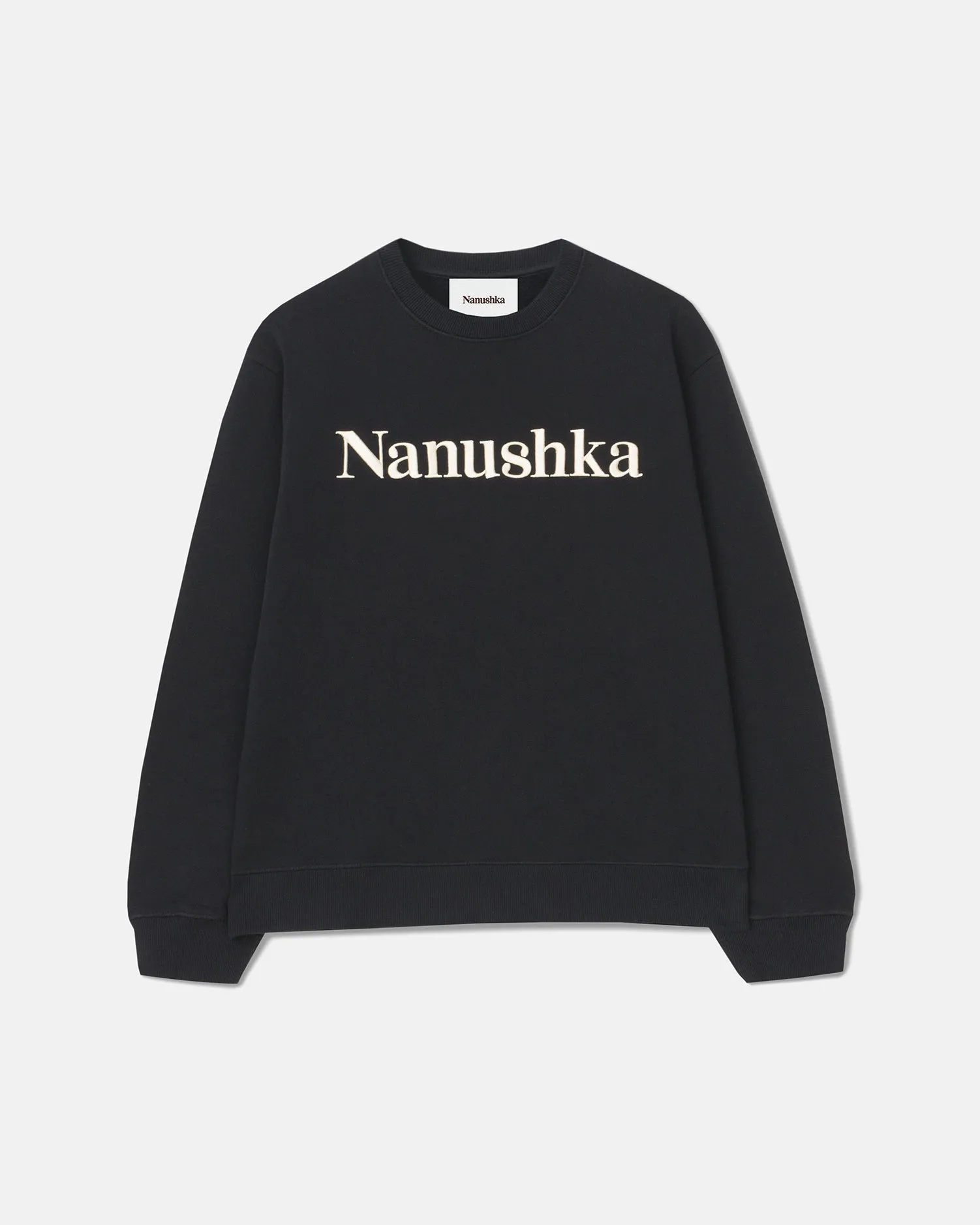 Remy - Organically Grown Cotton Sweatshirt - Black sold by Nanushka
