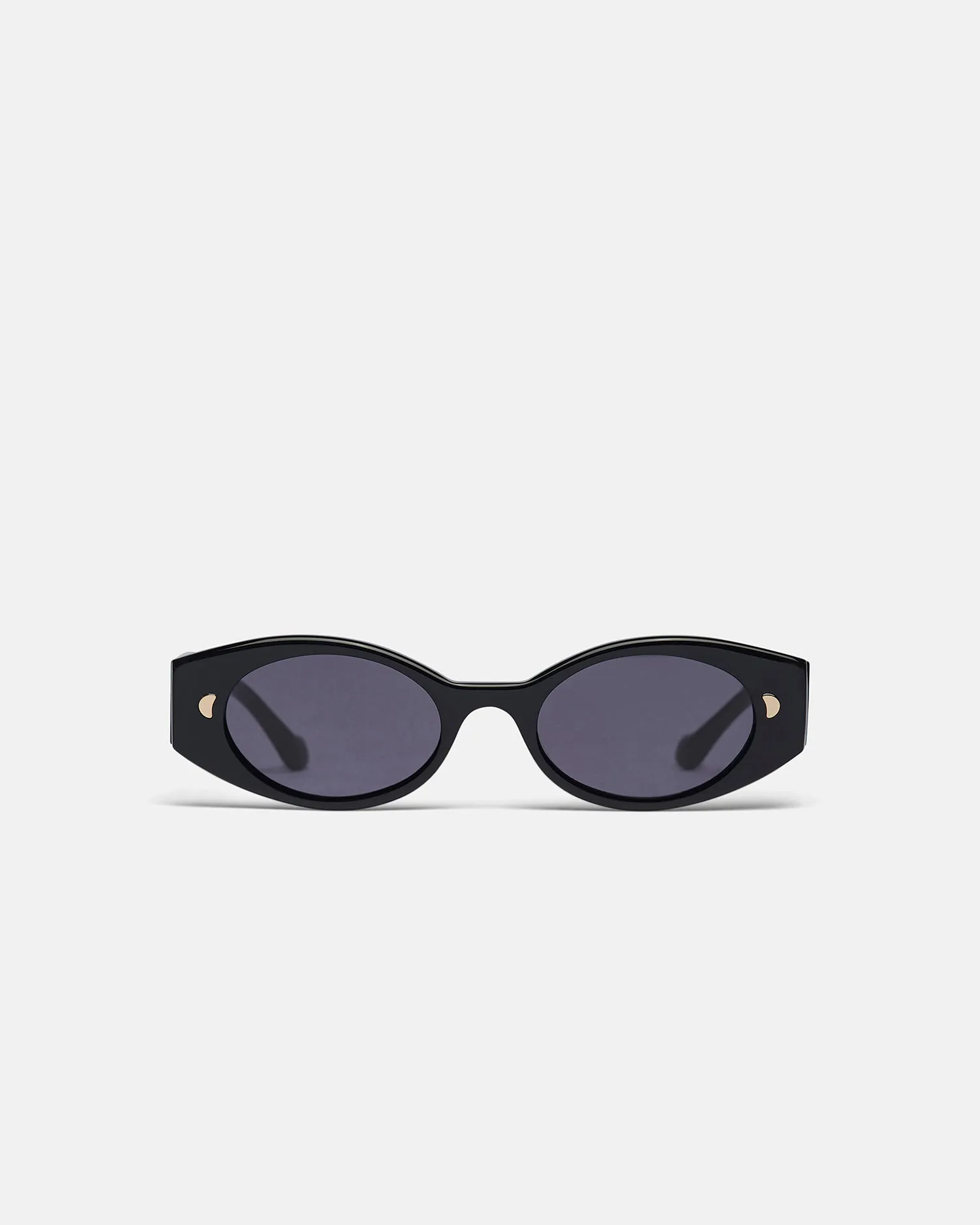 Millie - Bio-Plastic Slim Sunglasses - Black sold by Nanushka