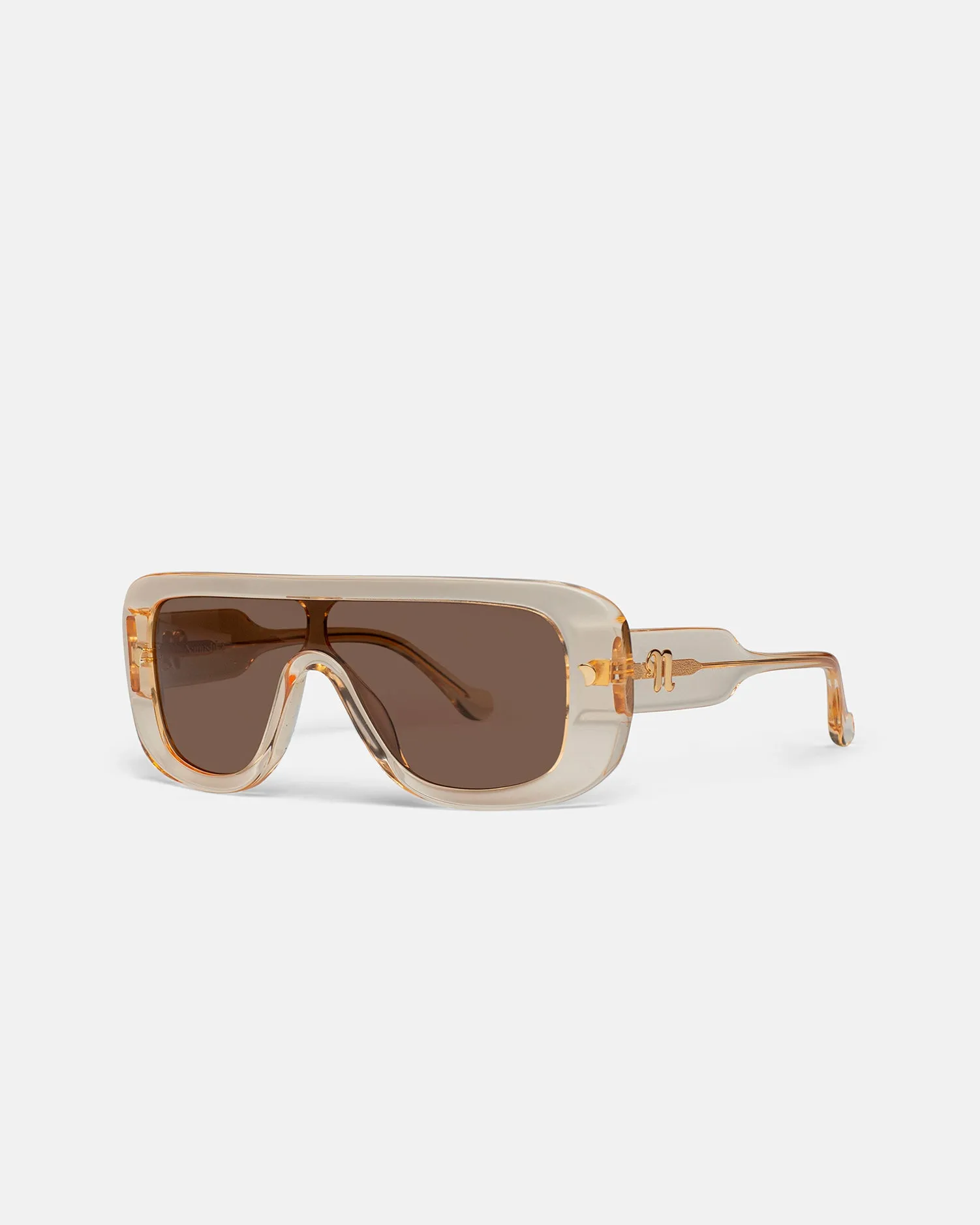 Monsino - Oversized Square-Frame Sunglasses - Champagne Eyewear sold by Nanushka product image thumbnail 2