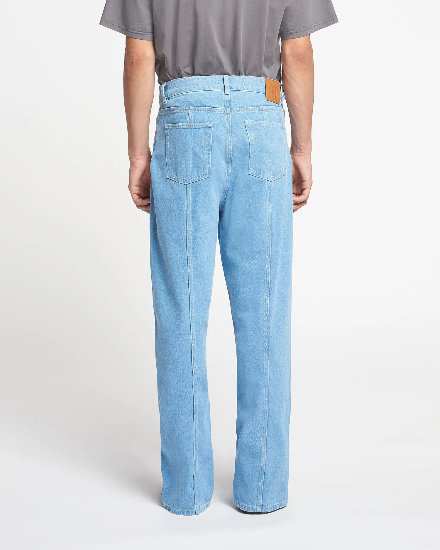 Tibes - Split-Hem Jeans - Eco Light Wash sold by Nanushka product image thumbnail 4