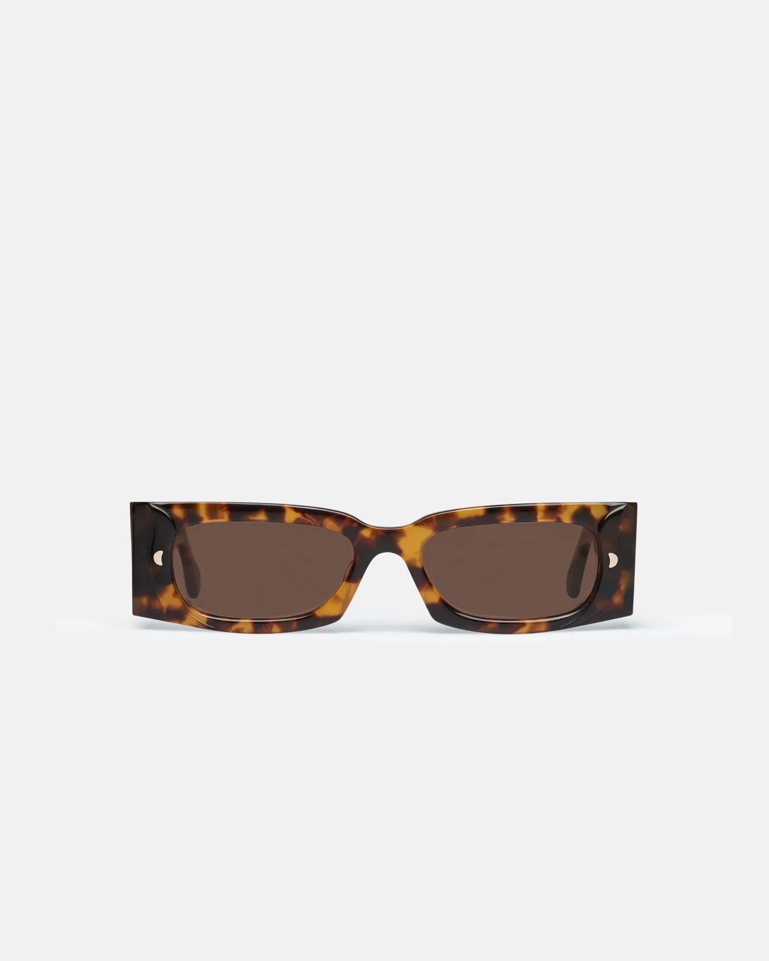 Fenna - Bio-Plastic Sunglasses - Dark Amber sold by Nanushka