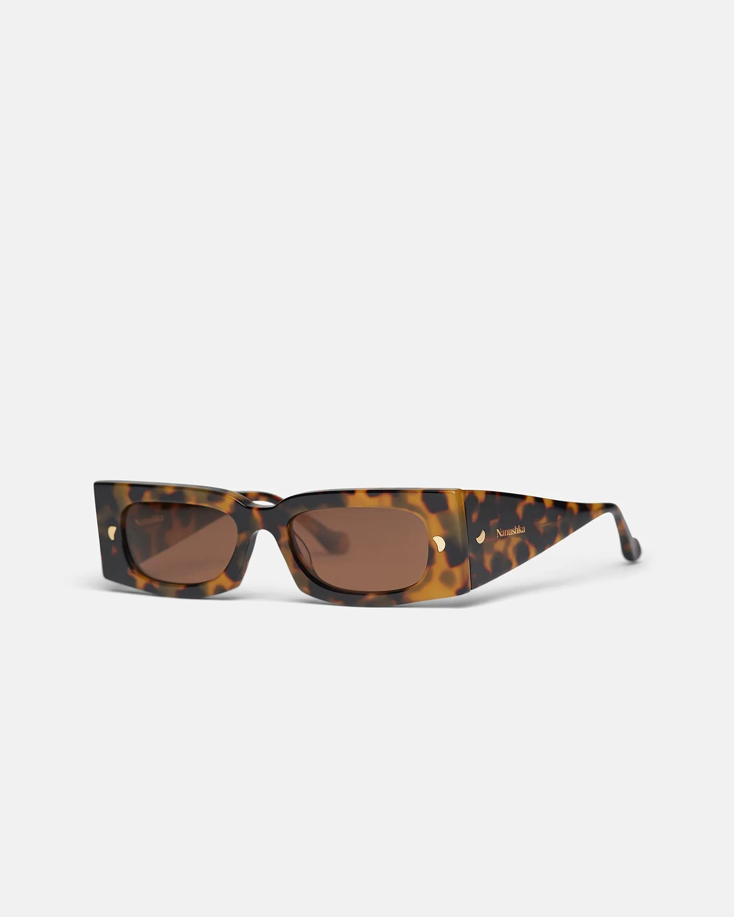 Fenna - Bio-Plastic Sunglasses - Dark Amber sold by Nanushka product image thumbnail 2