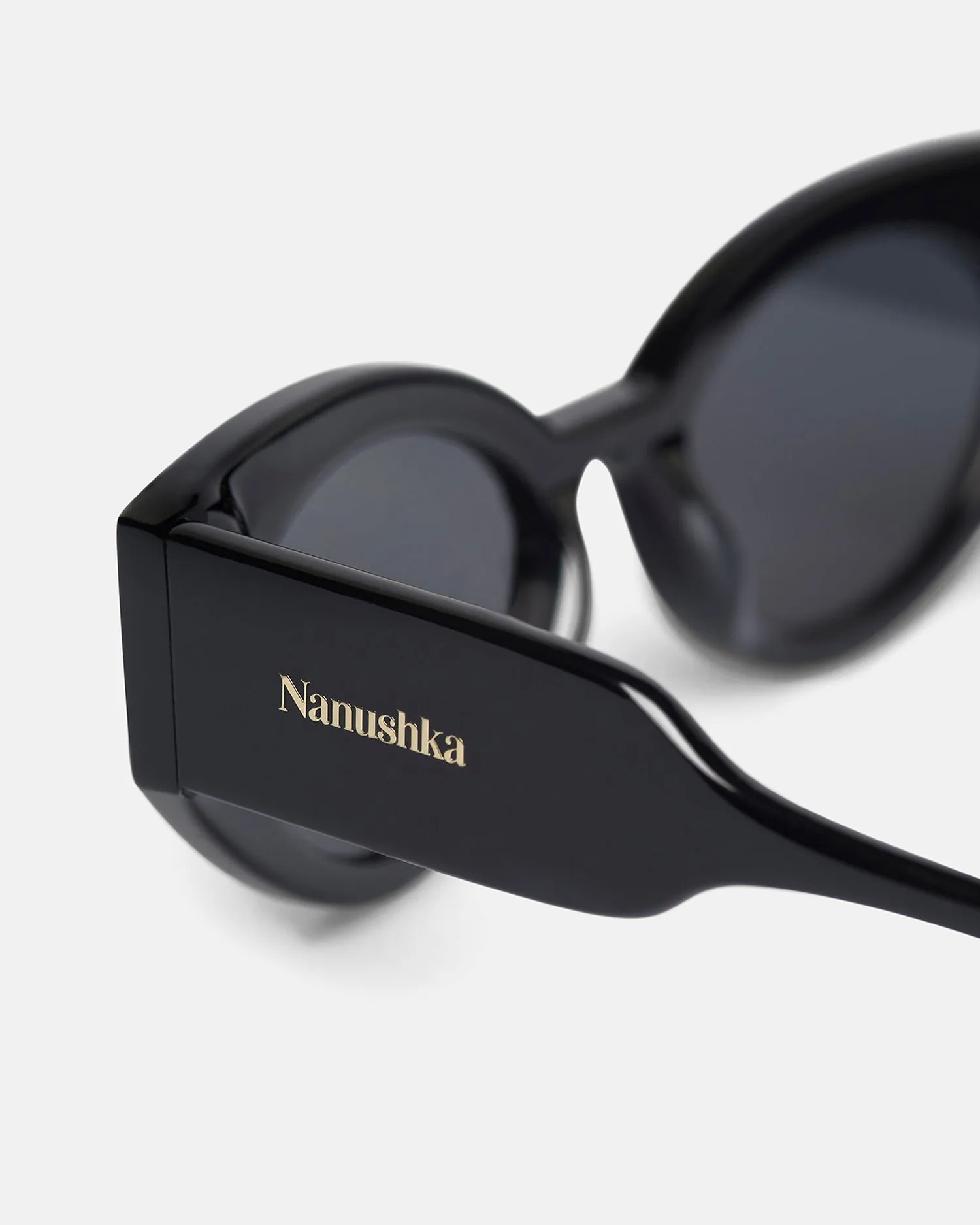 Azalea - Cat-Eye Sunglasses - GreyBlack sold by Nanushka product image thumbnail 3