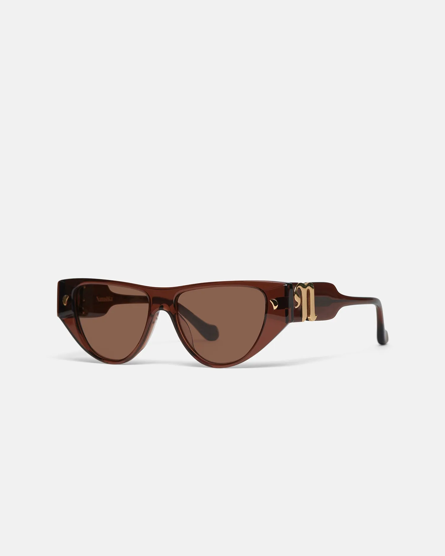 Emme - Bio-Plastic Cat-Eye Sunglasses - Brown sold by Nanushka product image thumbnail 2
